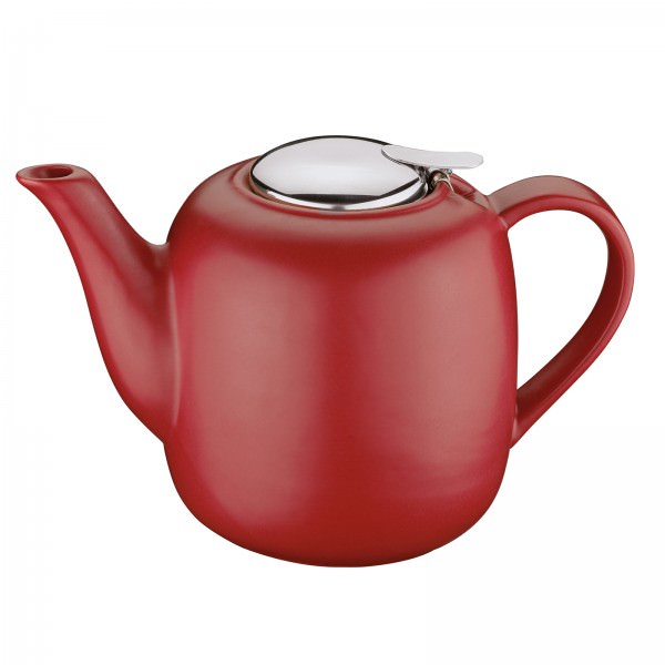 Küchenprofi 1500ml Teekanne LONDON Keramik Rot