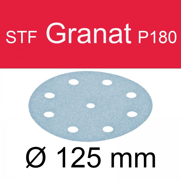  Schleifscheibe Granat STF D125/8 P180 GR/10